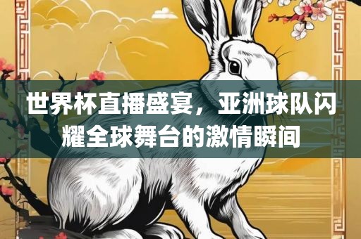 世界杯直播盛宴，亚洲球队闪耀全球舞台的激情瞬间