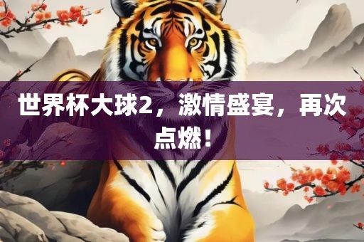 世界杯大球2，激情盛宴，再次点燃！