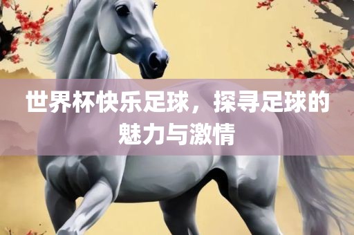 世界杯快乐足球，探寻足球的魅力与激情
